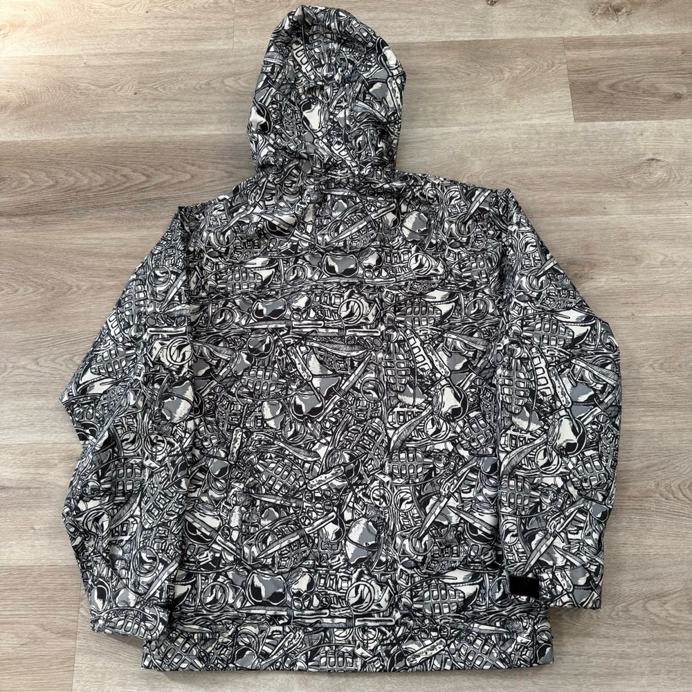 Grenade Fatigue Project AOP Hooded Full Zip Snowboard Jacket Mens Size S RARE - Picture 11 of 11